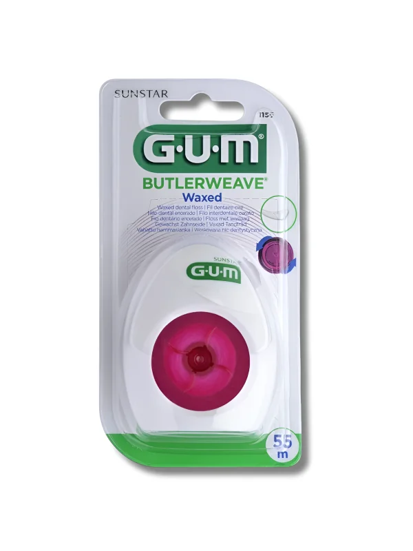 GUM - FIL DENTAIRE BUTLERWEAVE WAXED 1155