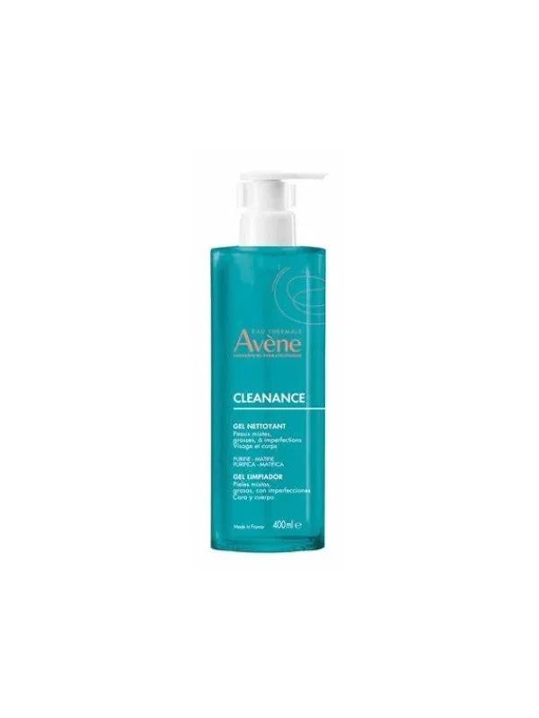 AVENE - CLEANANCE GEL NETTOYANT 400ML PEAU MIXTE A GRASSE