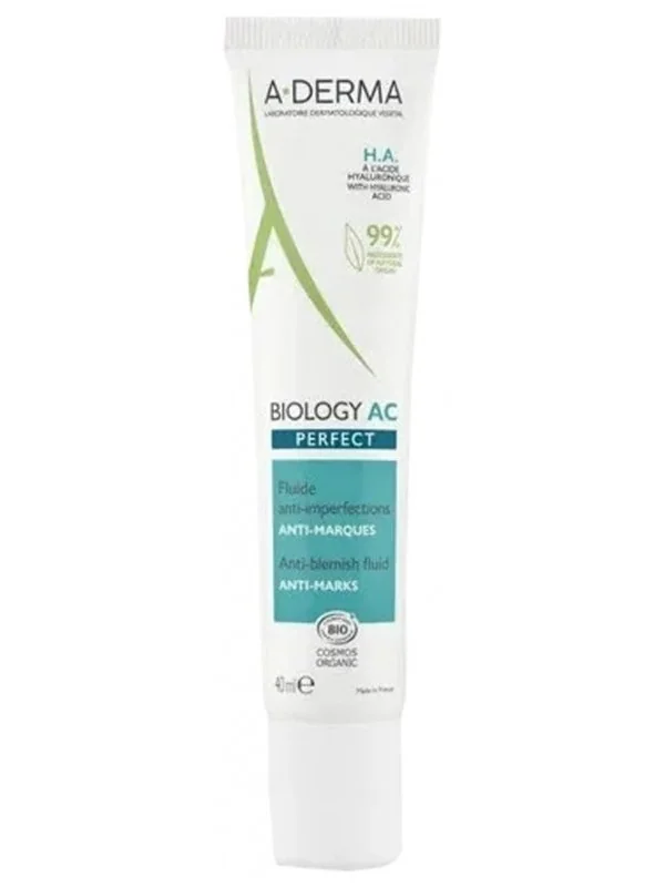 A-DERMA Biology AC Perfect Anti-Blemish Fluid Anti-Marks Organic 40ml