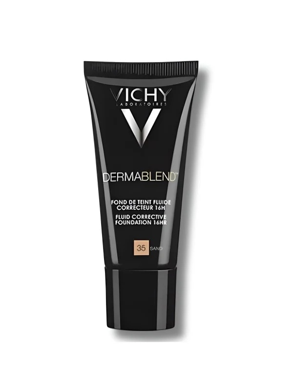 VICHY DERMABLEND - FOND DE TEINT FLUID CORRECTEUR TEINTE 35 SAND SPF28 30ML