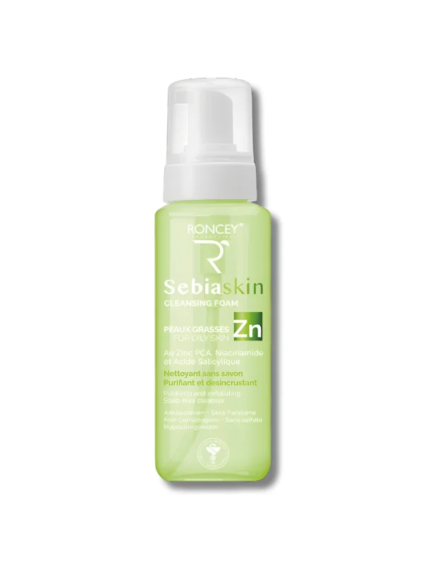 RONCEY SEBIASKIN - MOUSSE NETTOYANTE ECLAIRCISSANTE PEAUX GRASSES 150ML