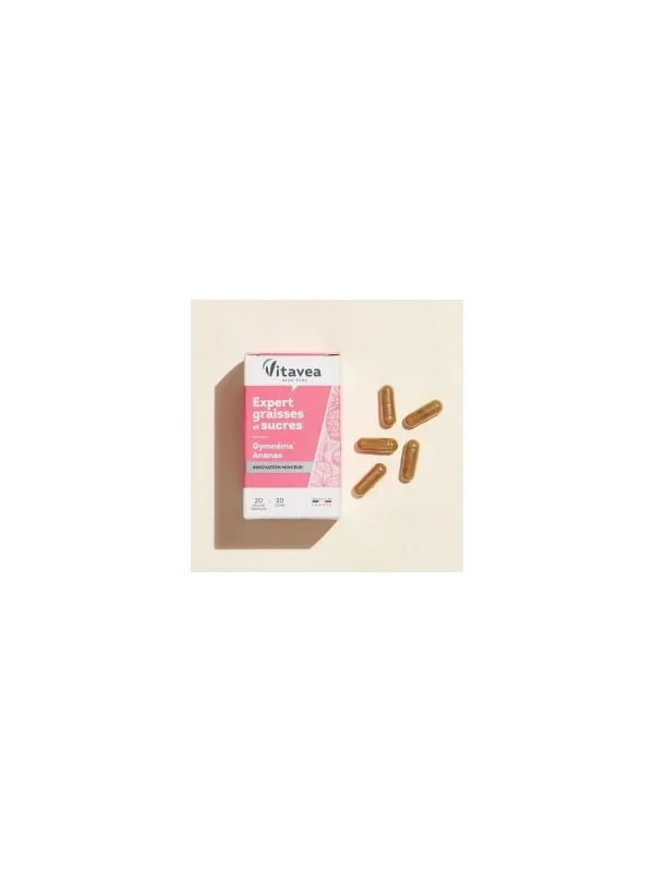 VITAVEA EXPERT GRAISSE ET SUCRE 40 GÉLULES