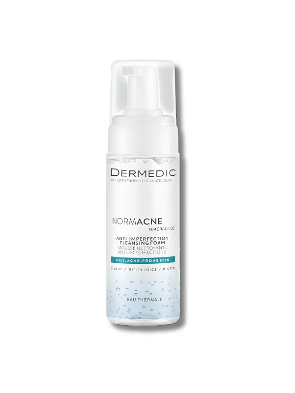 DERMEDIC NORMACNE - MOUSSE NETTOYANTE ANTI IMPERFECTIONS 170ML