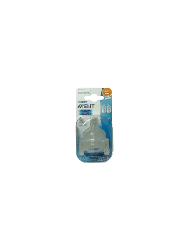 AVENT - LOT DE 2 TETINES CLASSIC+ ANTI-COLIC +6MOIS