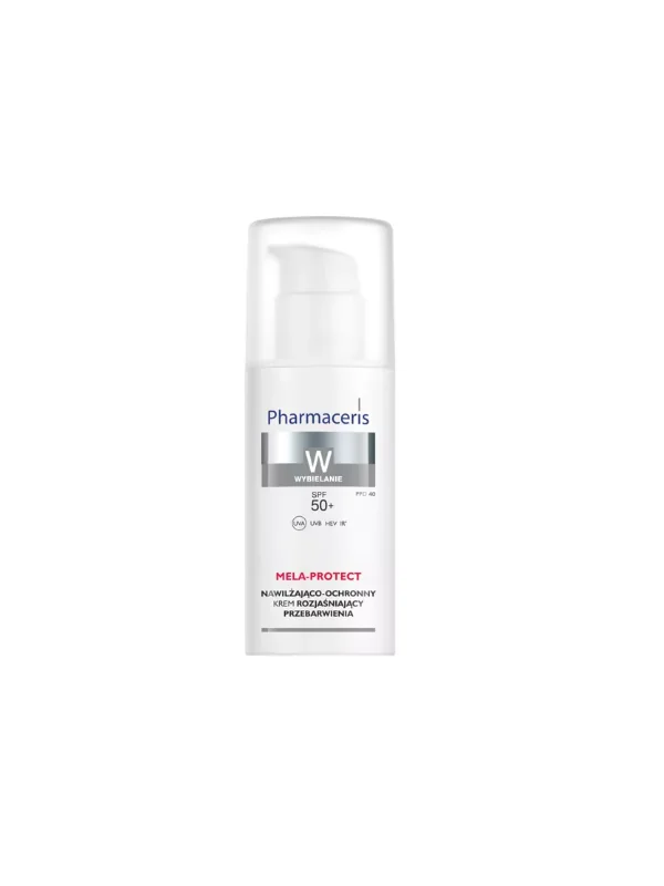 Pharmaceris W - Mela-Protect crème hydratante et protectrice éclaircissante décolorations SPF 50+, 50 ml