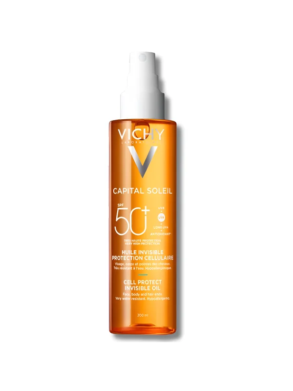 VICHY CAPITAL SOLEIL - HUILE DE PROTECTION CELLULAIRE SPF50+ 200ML