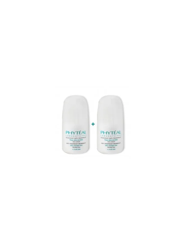 PHYTEAL - PACK DE 2 ROLLON DÉODORANT PEAUX ULTRA SENSIBLES