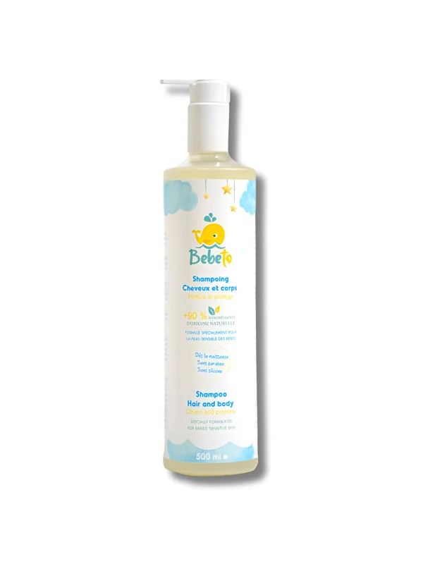 BEBETO - SHAMPOOING CHEVEUX ET CORPS 500ML
