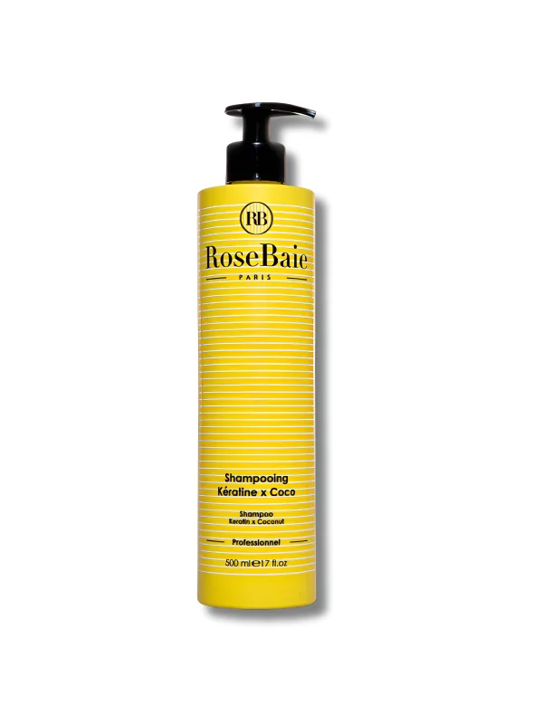 ROSEBAIE - SHAMPOING KERATINE X HUILE DE COCO 500ML