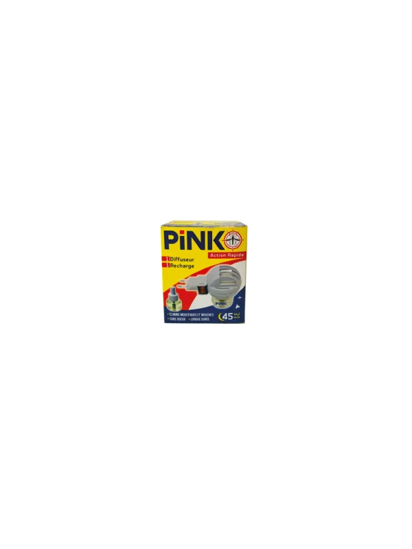 PINKO - DIFFUSEUR + RECHARGE 35 ML ELIMINE MOUSTIQUES ET MOUCHES